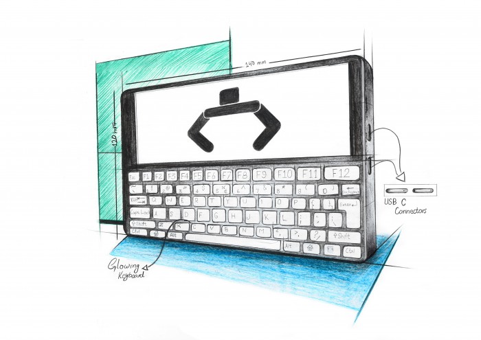 Renderbild des Pocket PC (Bild: Pocket Computers)